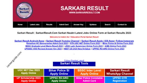 sarkari info .com|Sarkari Result .